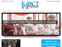 Tablet Screenshot of impacteventsatlanta.com